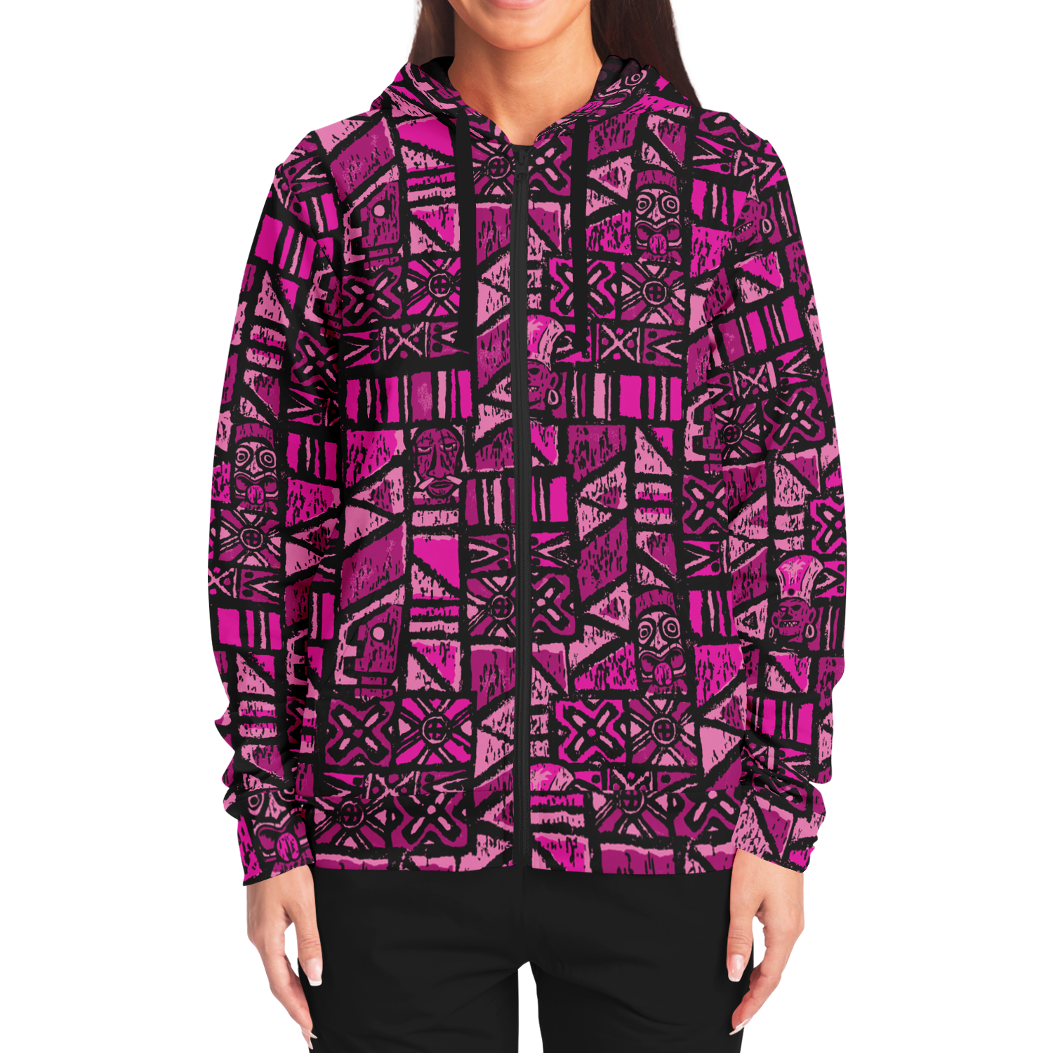 The Aloha Hoodie – Shelter Island Tapa: Dragon Fruit The Aloha Hoodie – Shelter Island Tapa: Dragon Fruit
