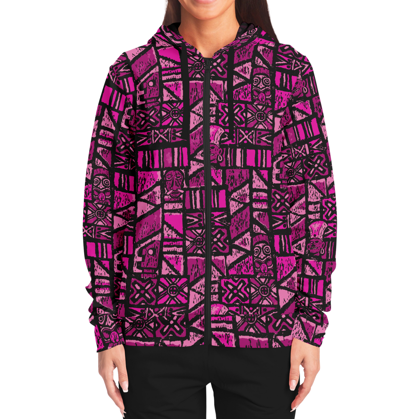 The Aloha Hoodie – Shelter Island Tapa: Dragon Fruit