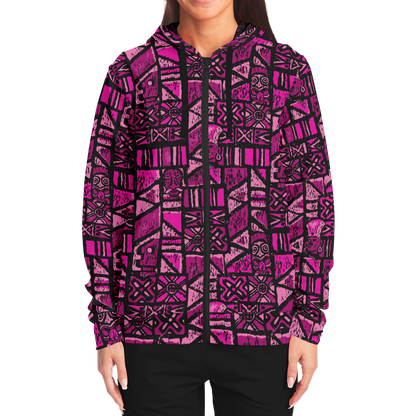 The Aloha Hoodie – Shelter Island Tapa: Dragon Fruit