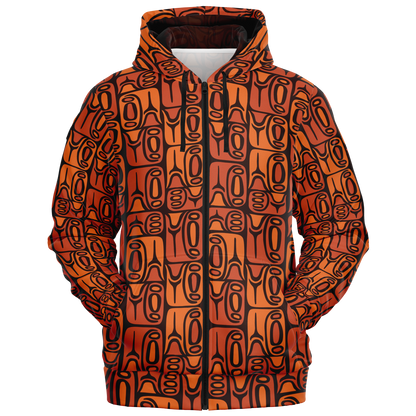 The Aloha Hoodie – Circa70: DkOrange+LtOrange
