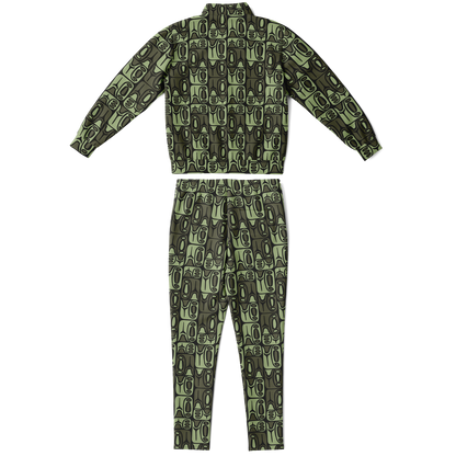 The Aloha Tracksuit – Circa70: DkGreen+LtGreen