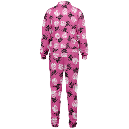 The Aloha Tracksuit – Pineapples of Eternity: Pink+Black+White