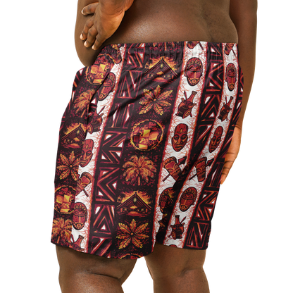 Swim Trunks – PLUS SIZE– Caliente: Red