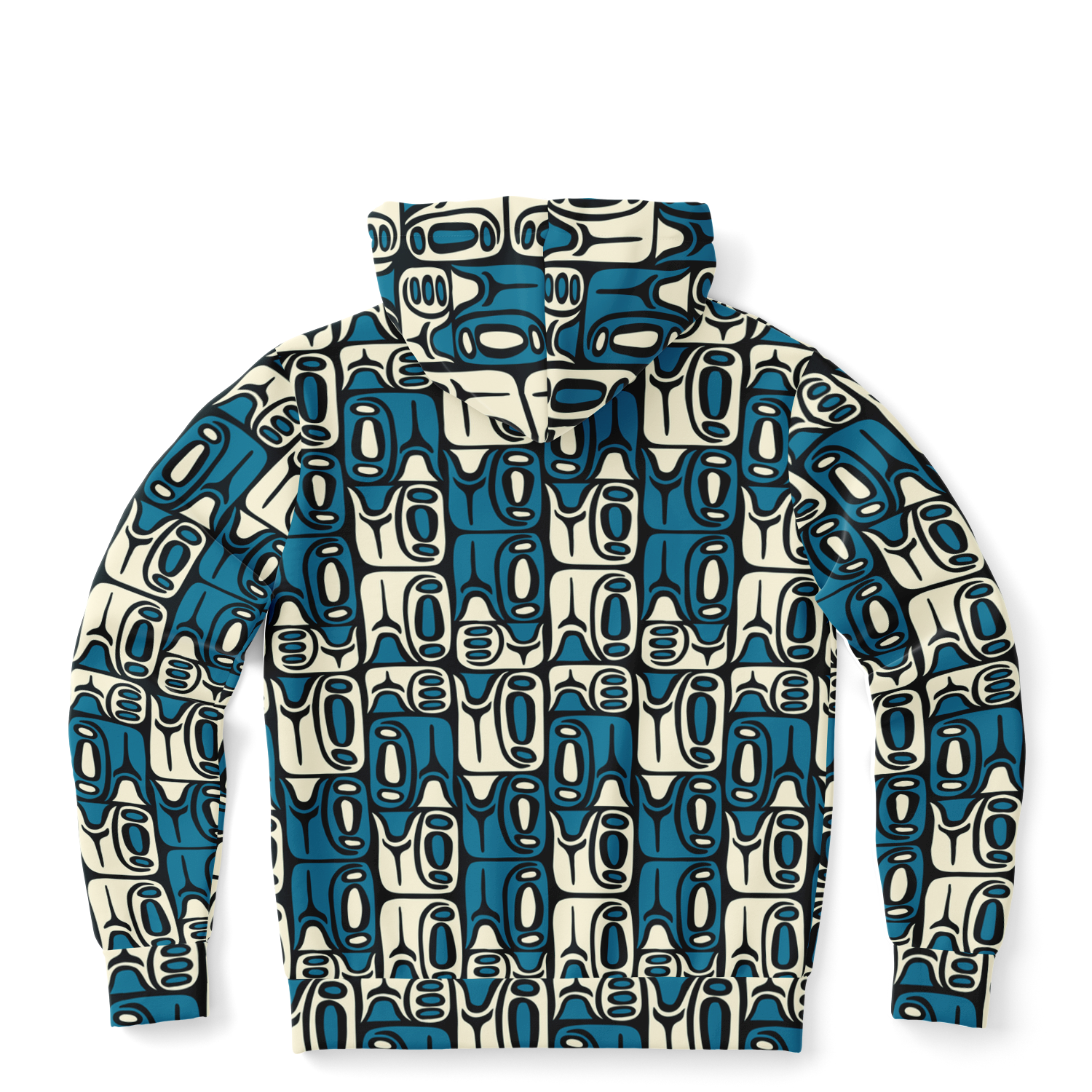 The Aloha Hoodie – Circa70: Blue+White – Shamblin's Den
