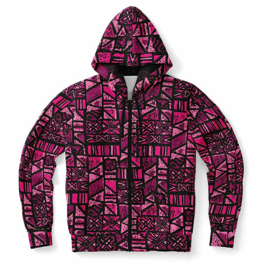 The Aloha Hoodie – OG Tapa: Dragon Fruit