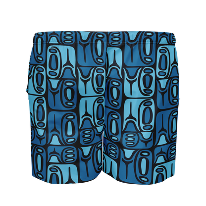 Swim Trunks – PLUS SIZE – Circa70: Dark Blue+Light Blue