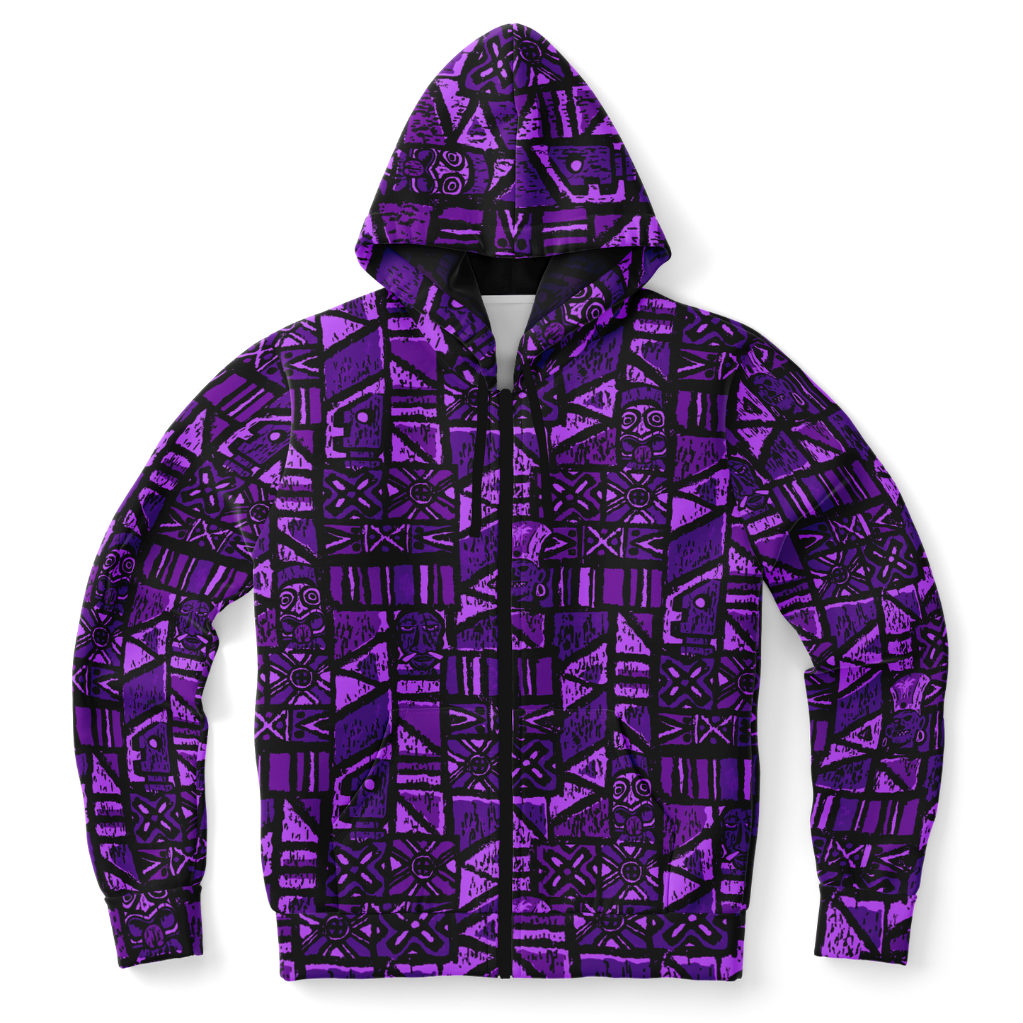 The Aloha Hoodie – Shelter Island Tapa: Passion Flower