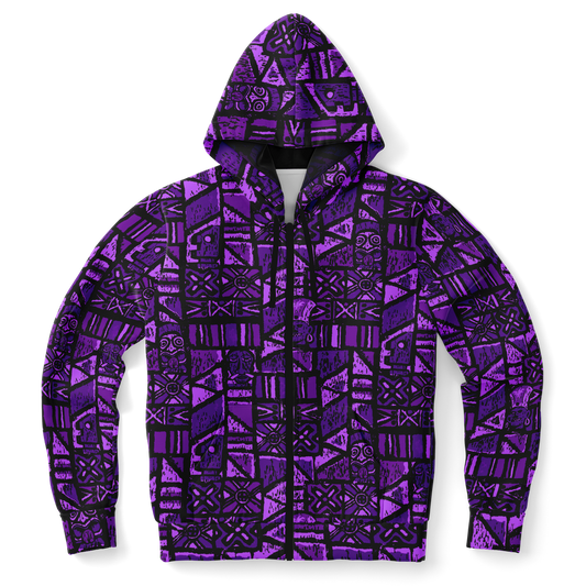 The Aloha Hoodie – Shelter Island Tapa: Passion Flower