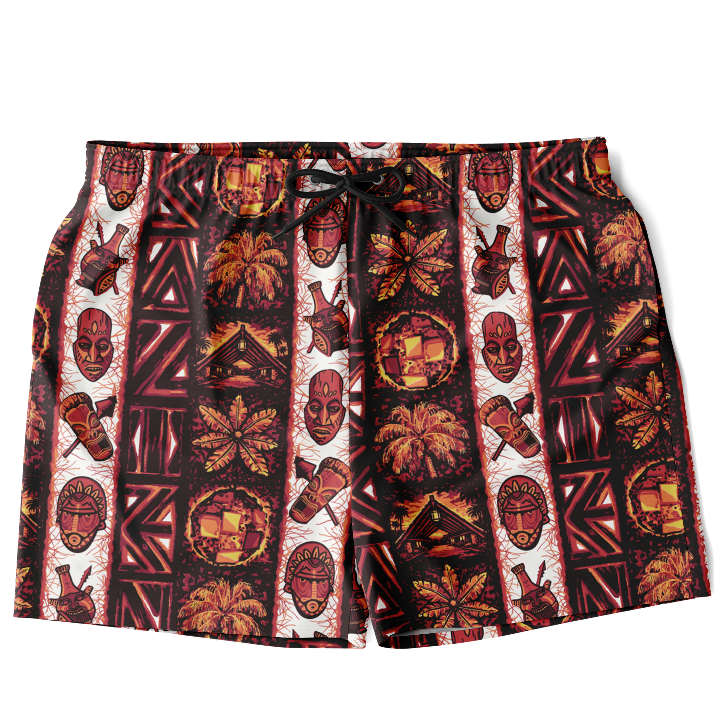 Swim Trunks – PLUS SIZE– Caliente: Red