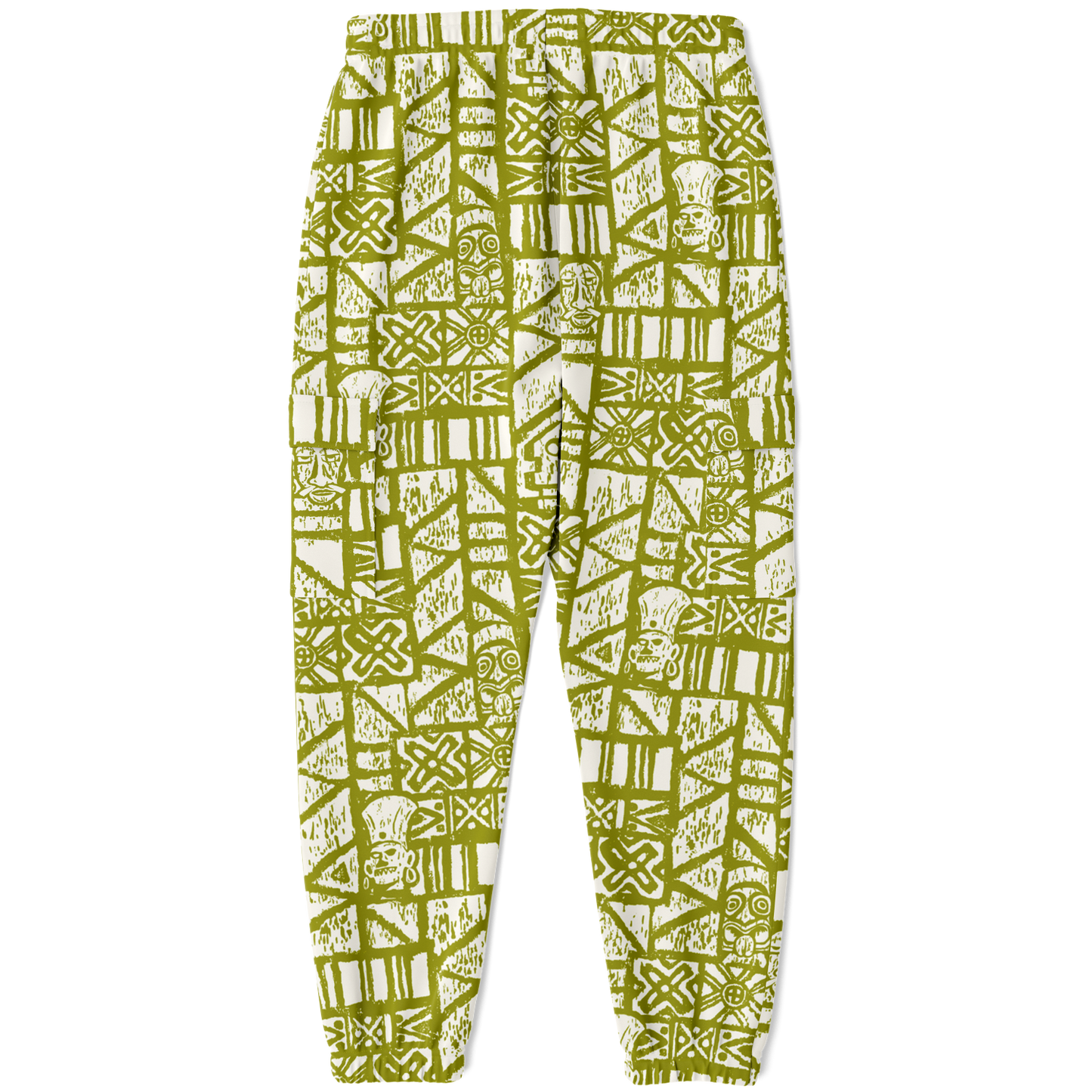 The Cargo Sweatpant – Isle Tapa: White+Olive