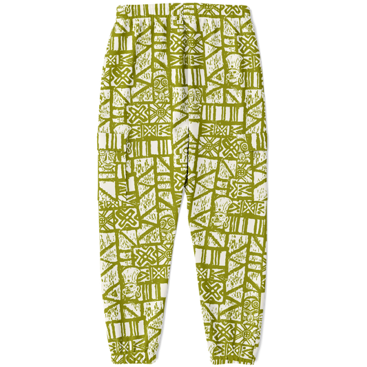 The Cargo Sweatpant – Isle Tapa: White+Olive