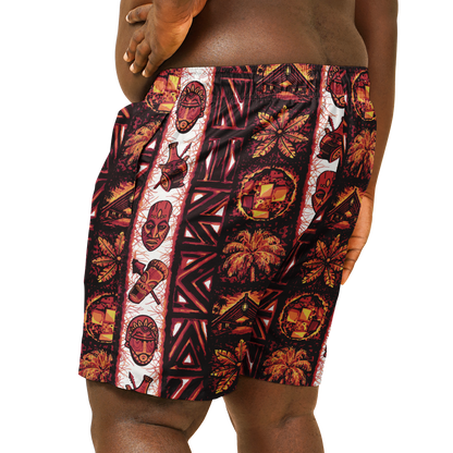 Swim Trunks – PLUS SIZE– Caliente: Red