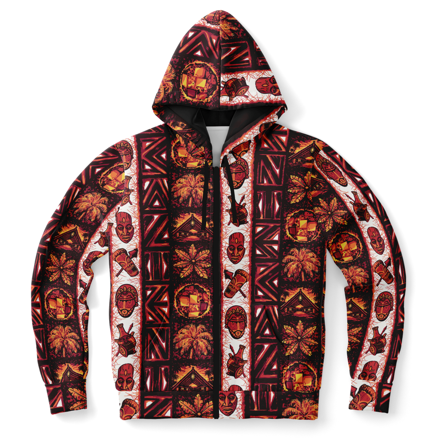 The Aloha Hoodie – Caliente: Red