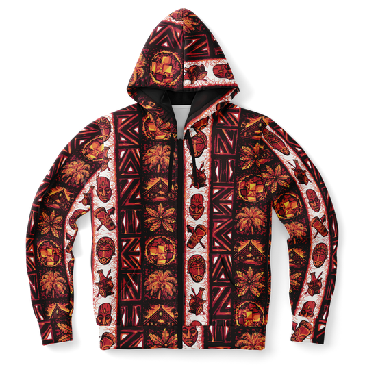 The Aloha Hoodie – Caliente: Red