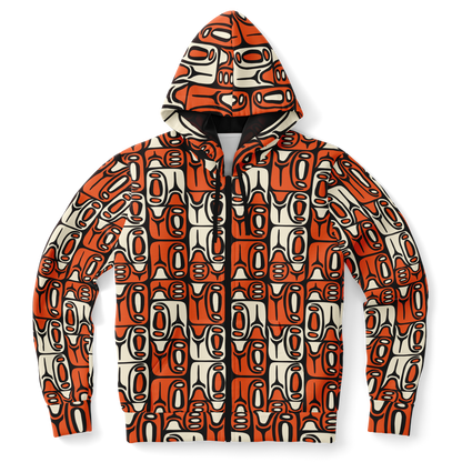 The Aloha Hoodie – Circa70: Orange+White