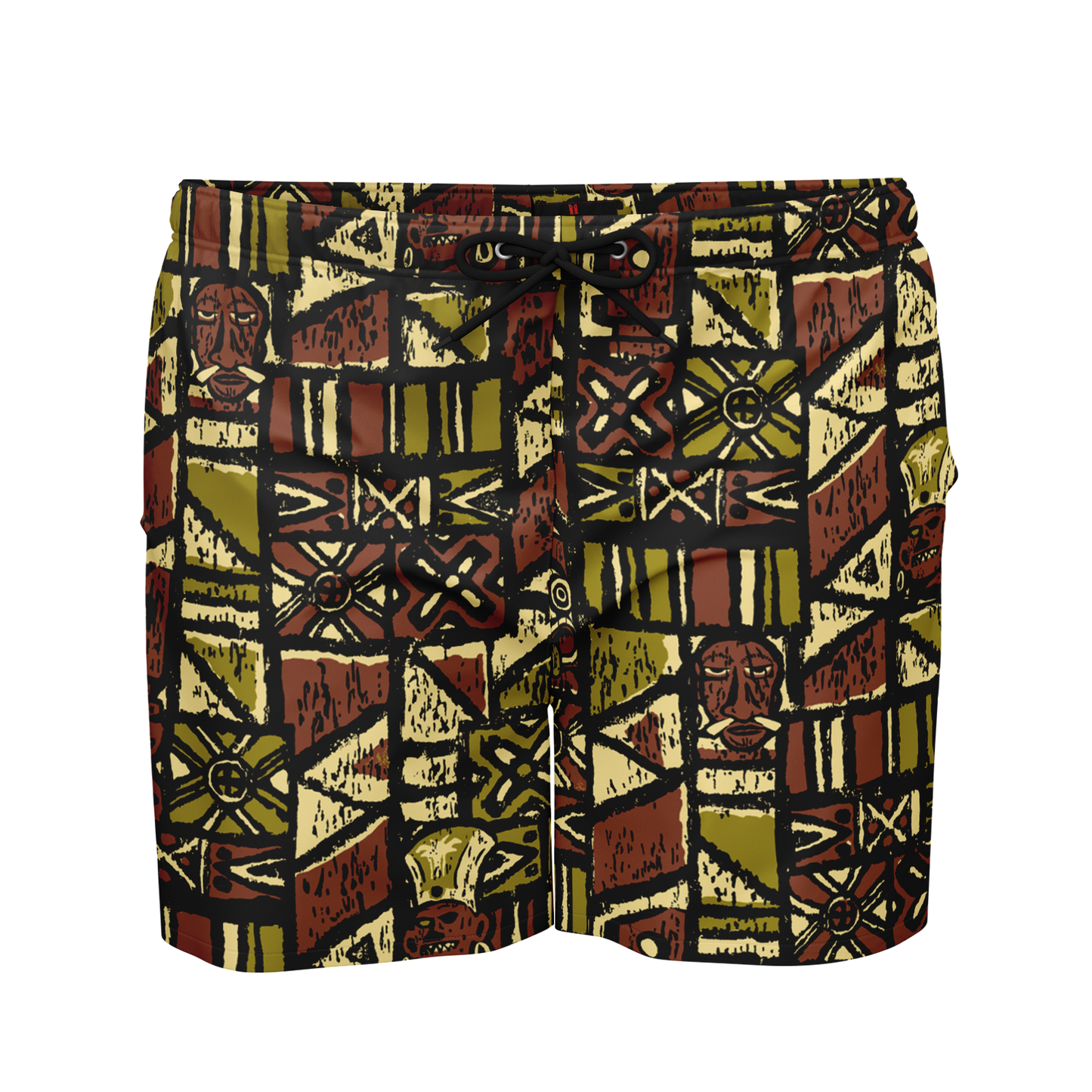 Swim Trunks – PLUS SIZE – Shelter Island Tapa: Jungle Trail