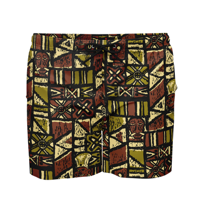 Swim Trunks – PLUS SIZE – Shelter Island Tapa: Jungle Trail