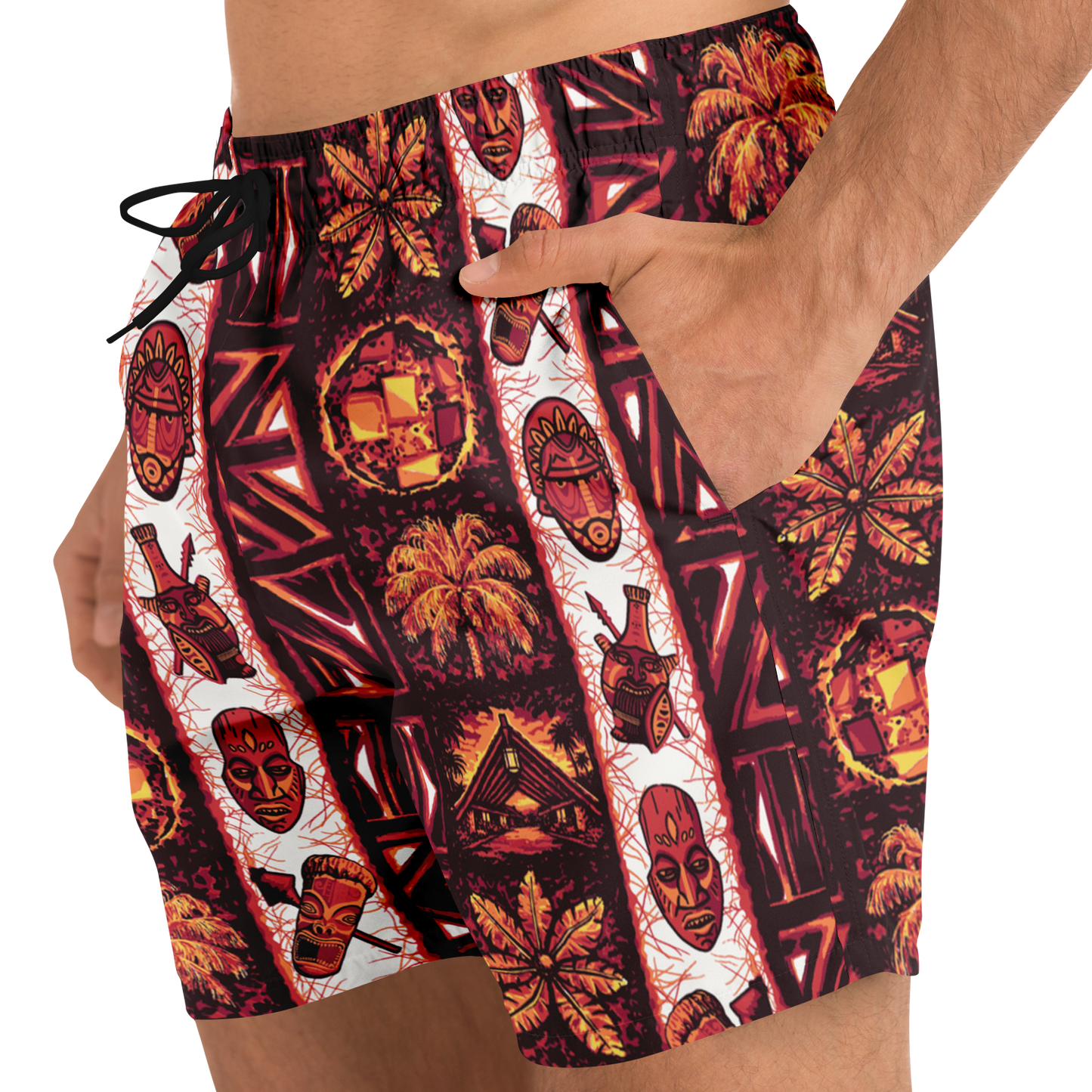 Swim Trunks – Caliente: Red