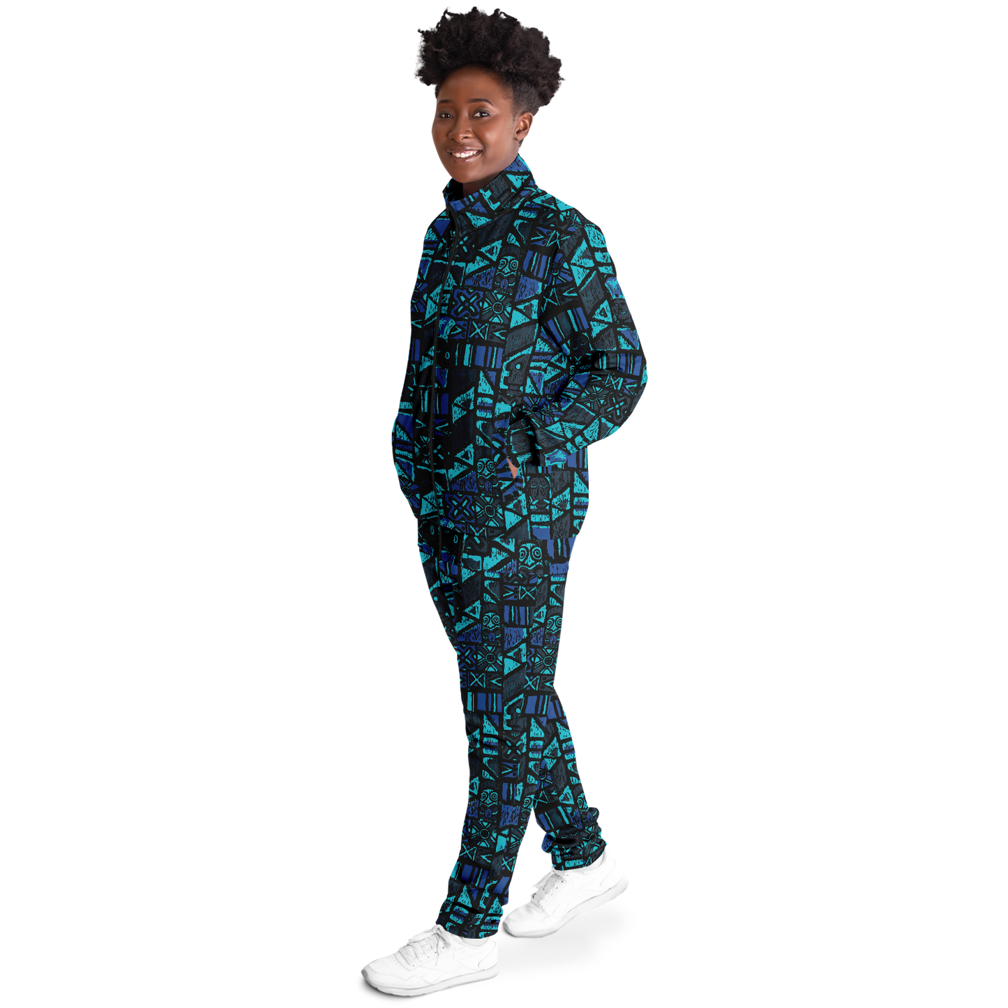 The Aloha Tracksuit – Shelter Island Tapa: Midnight Lagoon