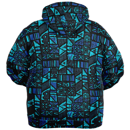 The Aloha Hoodie - PLUS-SIZE – Shelter Island Tapa: Midnight Lagoon