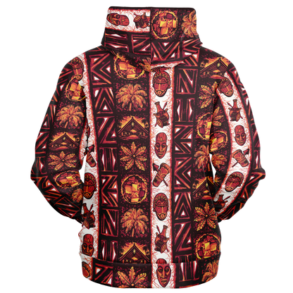 The Aloha Hoodie – Caliente: Red