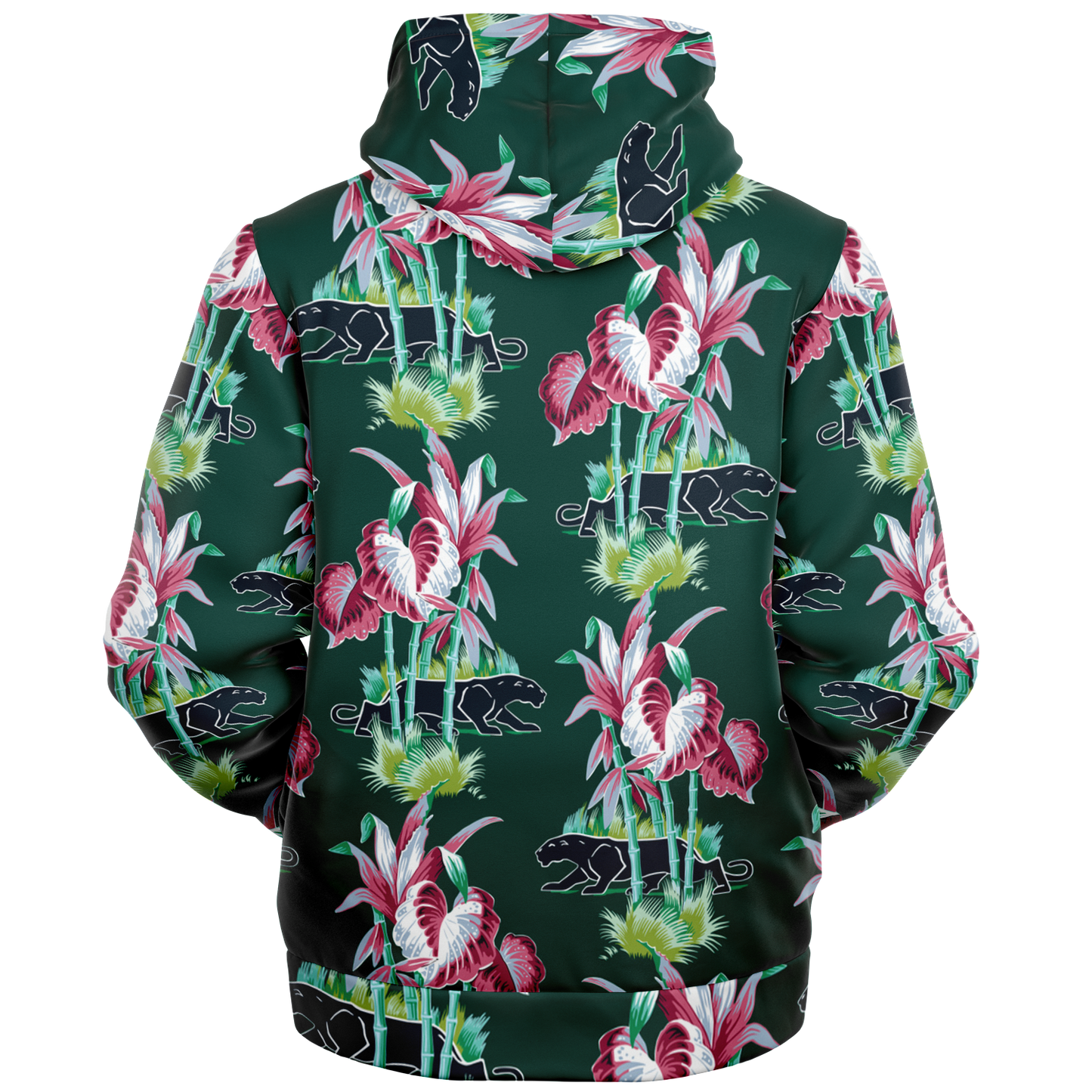 The Aloha Sherpa-Lined Hoodie – Jungle Cat: Dark Green