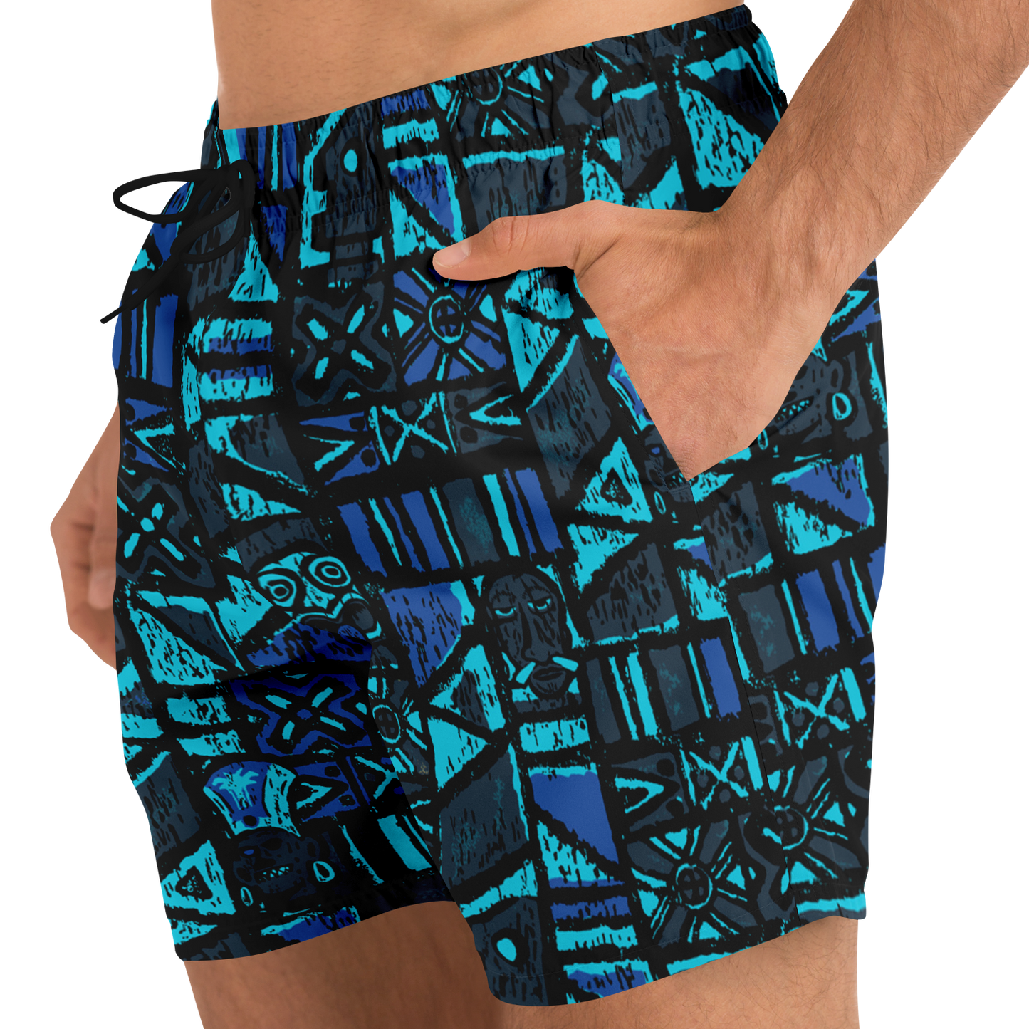Swim Trunks – Shelter Island Tapa: Midnight Lagoon