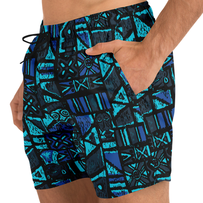 Swim Trunks – Shelter Island Tapa: Midnight Lagoon