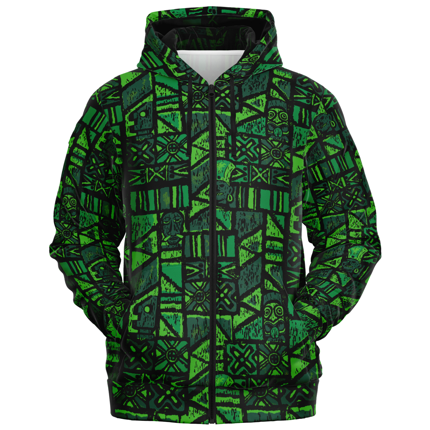 The Aloha Hoodie – Shelter Island Tapa: Fern Grotto