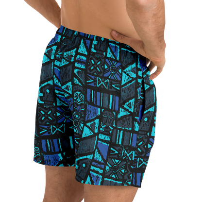 Swim Trunks – Shelter Island Tapa: Midnight Lagoon
