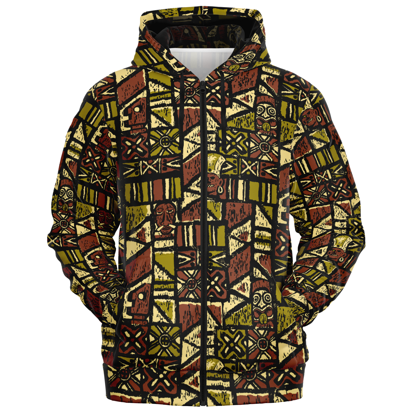 The Aloha Hoodie – Shelter Island Tapa: Jungle Trail