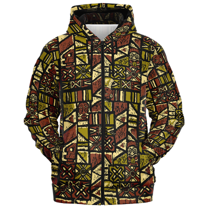 The Aloha Hoodie – Shelter Island Tapa: Jungle Trail