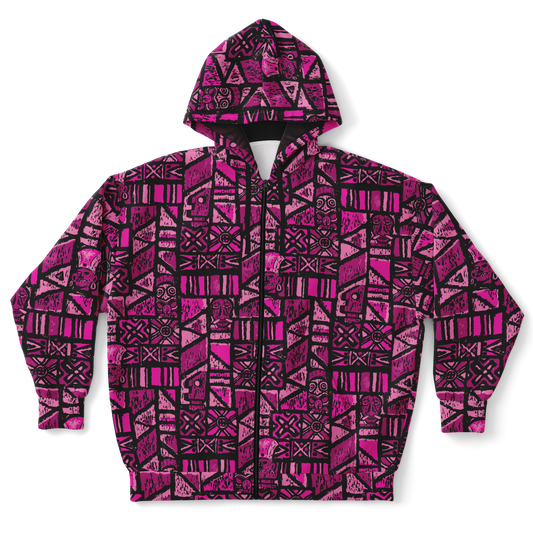 The Aloha Hoodie - PLUS-SIZE – Shelter Island Tapa: Dragon Fruit