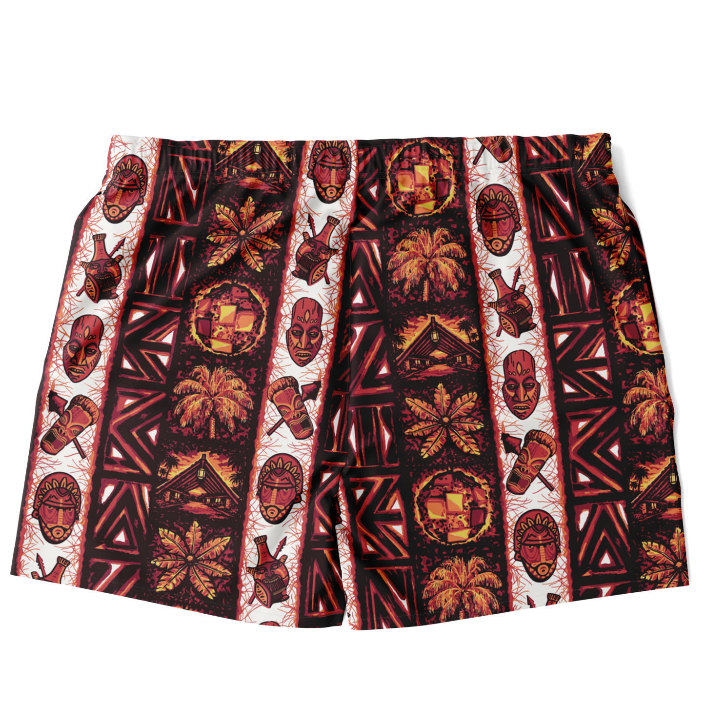 Swim Trunks – PLUS SIZE– Caliente: Red