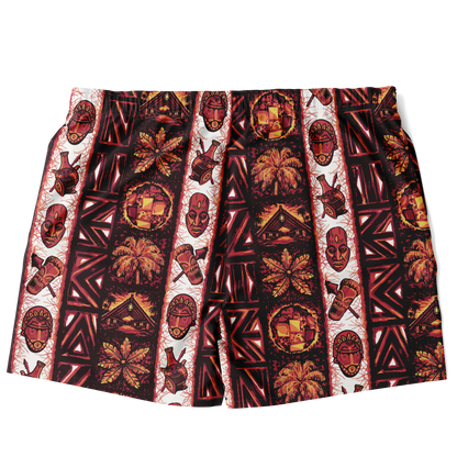 Swim Trunks – PLUS SIZE– Caliente: Red