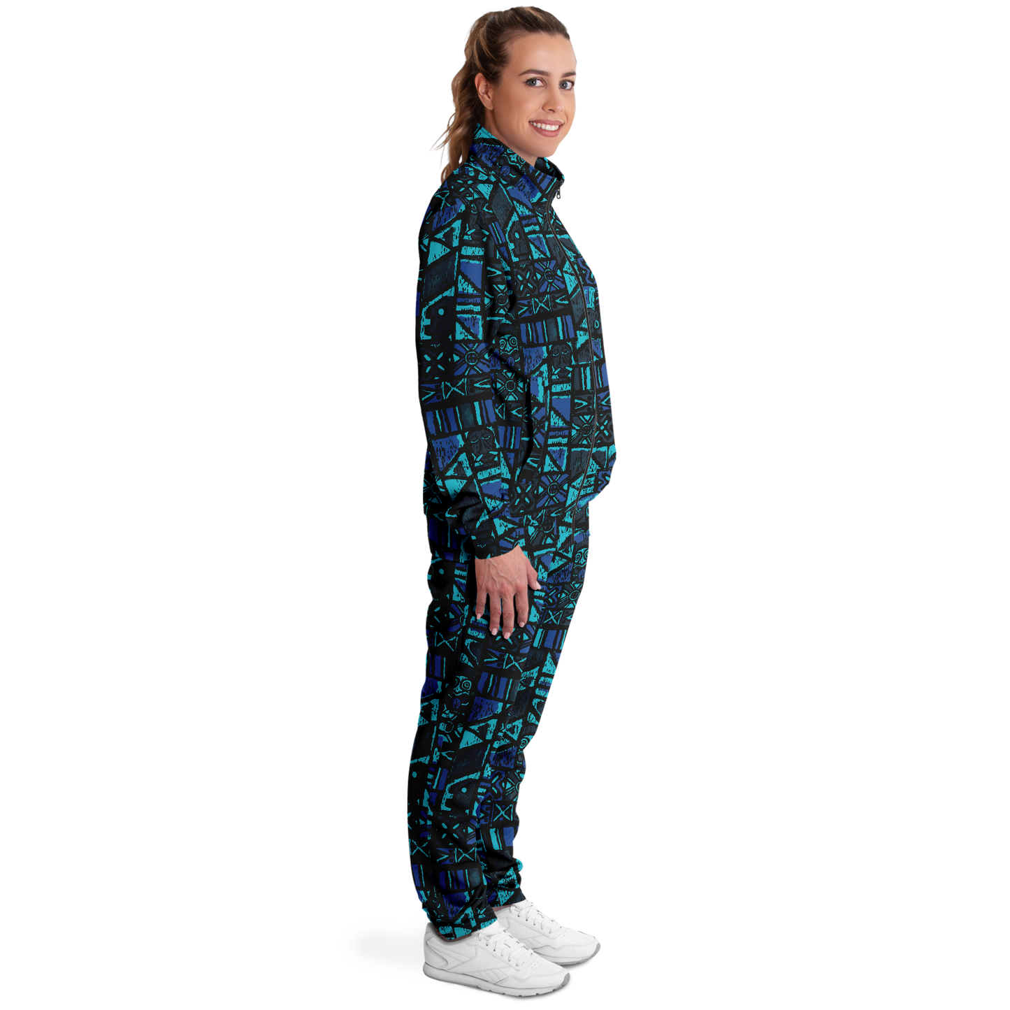 The Aloha Tracksuit – Shelter Island Tapa: Midnight Lagoon