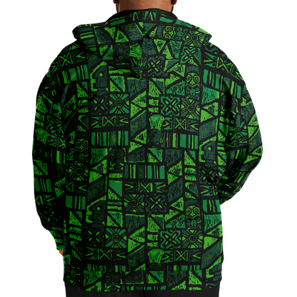 The Aloha Hoodie - PLUS-SIZE – Shelter Island Tapa: Fern Grotto