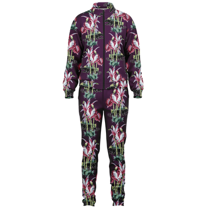 The Aloha Tracksuit – Jungle Cat: Purple+Black
