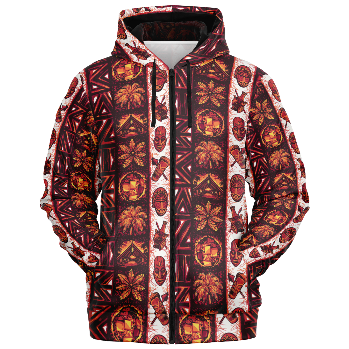 The Aloha Hoodie – Caliente: Red