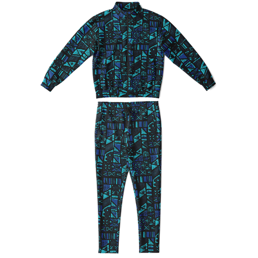 The Aloha Tracksuit – Shelter Island Tapa: Midnight Lagoon