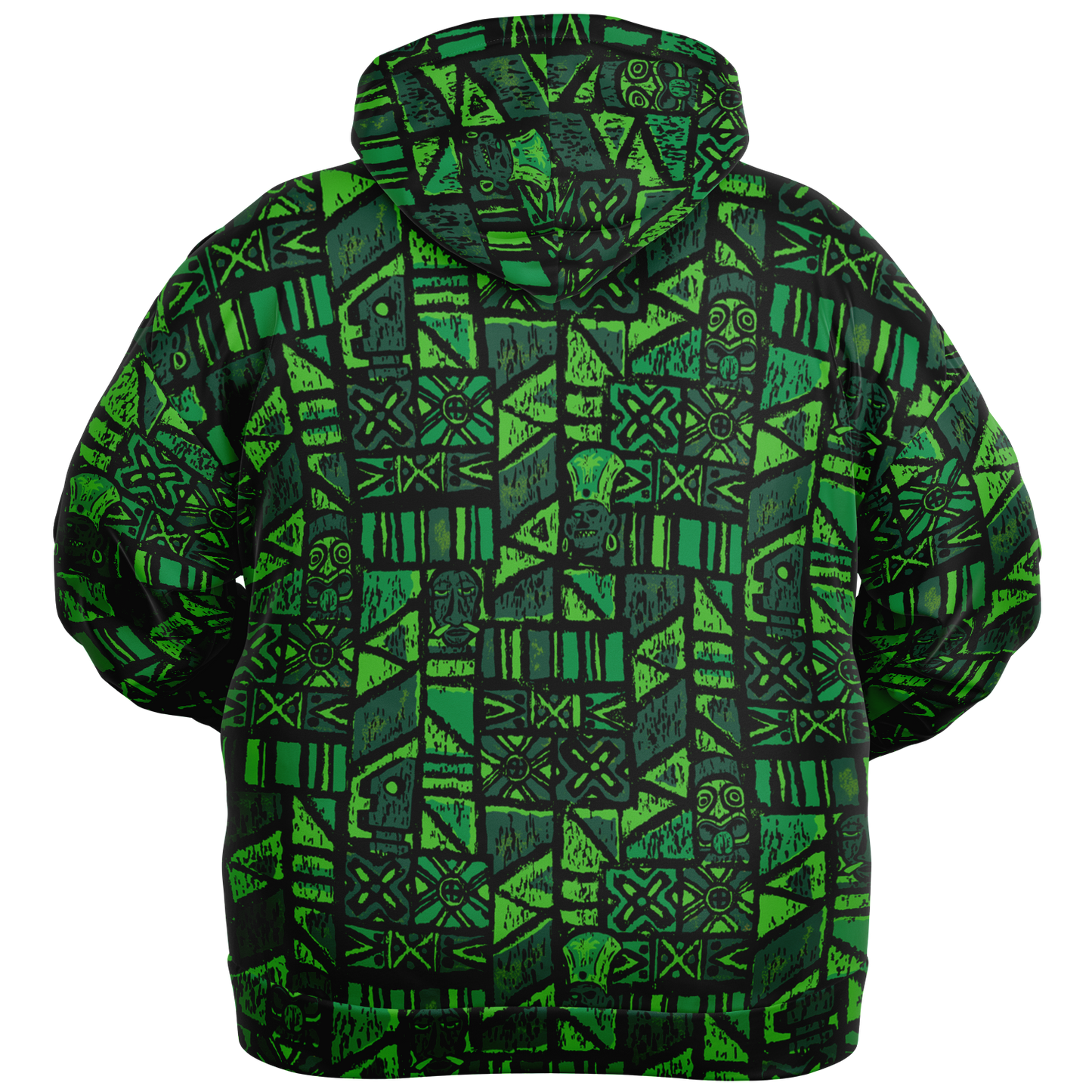 The Aloha Hoodie - PLUS-SIZE – Shelter Island Tapa: Fern Grotto