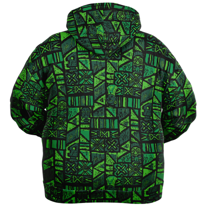 The Aloha Hoodie - PLUS-SIZE – Shelter Island Tapa: Fern Grotto