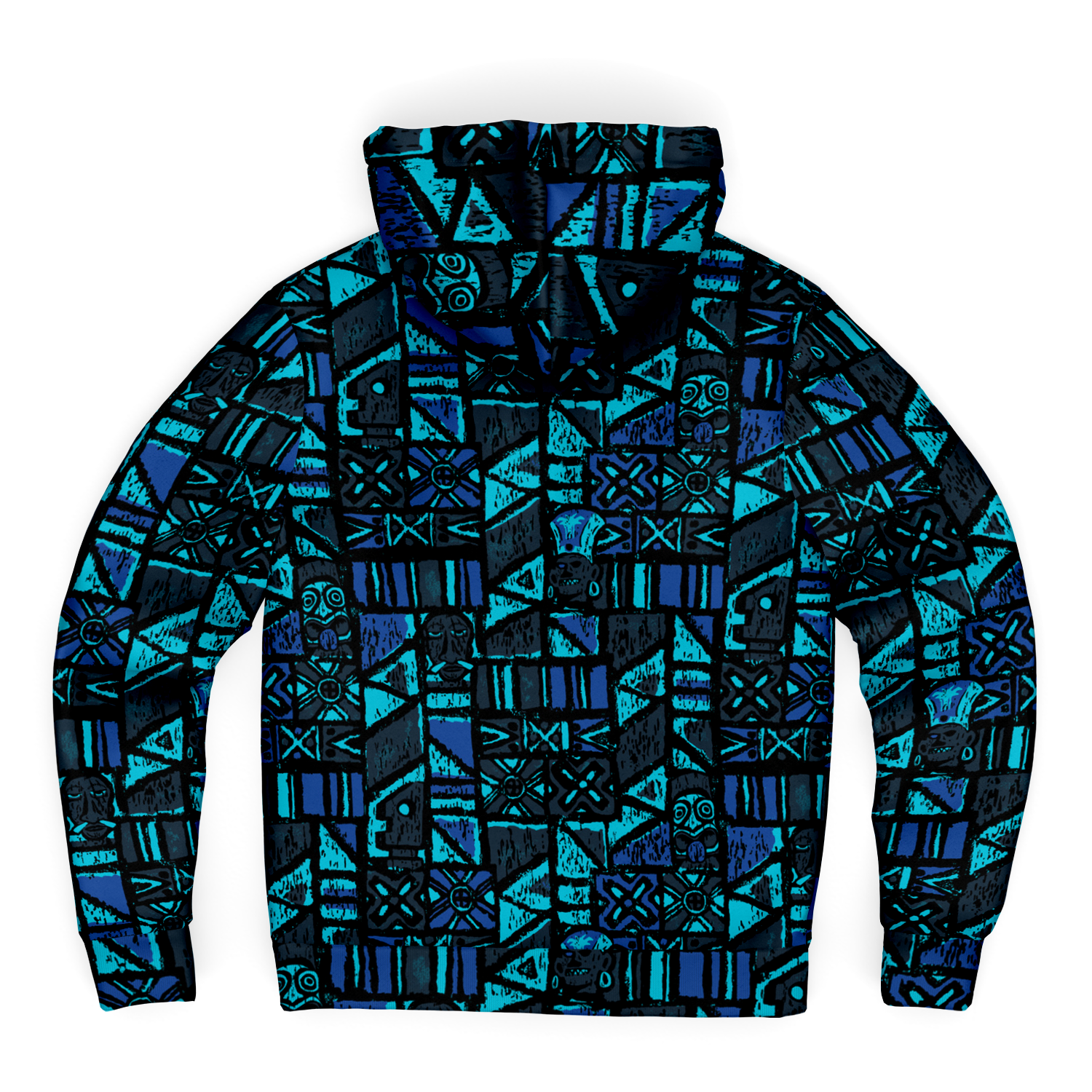 The Aloha Sherpa-Lined Hoodie – Shelter Island Tapa: Midnight The Aloha Sherpa-Lined Hoodie – Shelter Island Tapa: Midnight