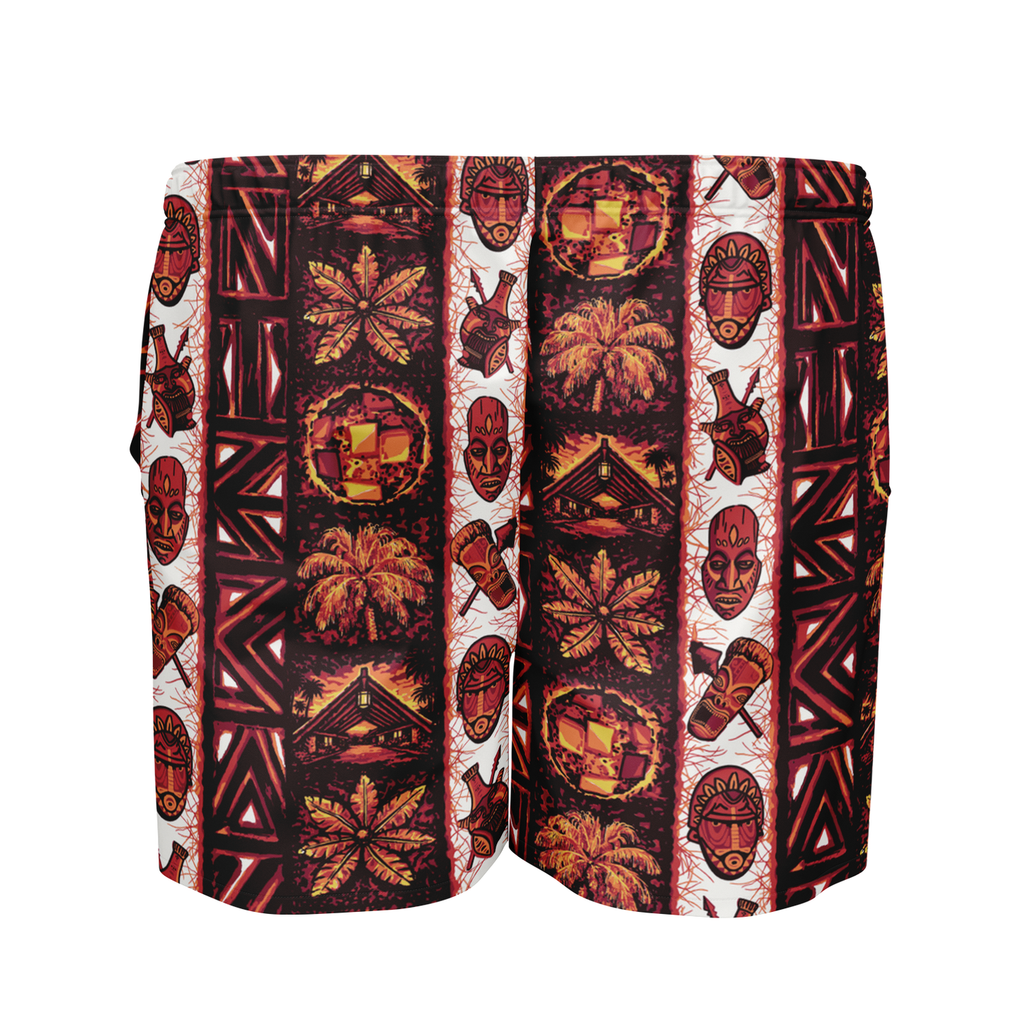 Swim Trunks – PLUS SIZE– Caliente: Red