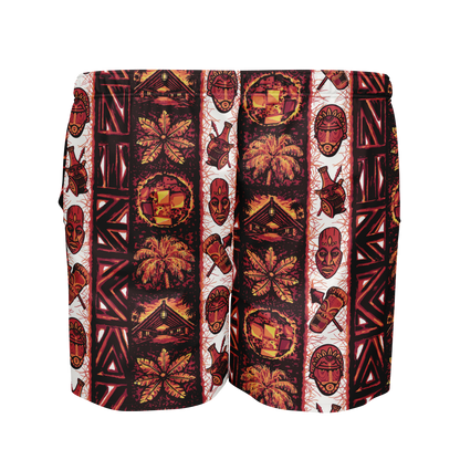 Swim Trunks – PLUS SIZE– Caliente: Red