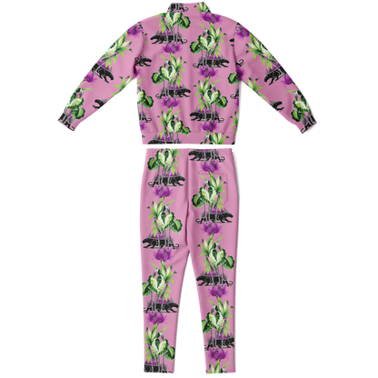 The Aloha Tracksuit – Jungle Cat: Pink+Black