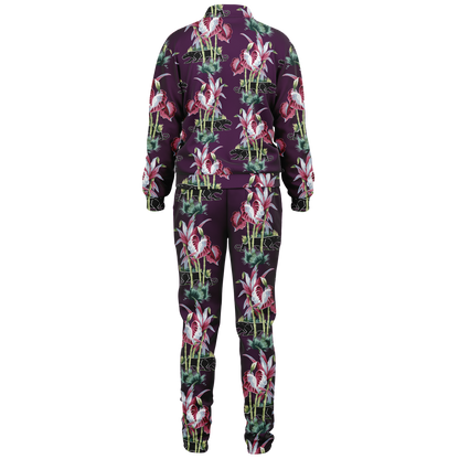 The Aloha Tracksuit – Jungle Cat: Purple+Black