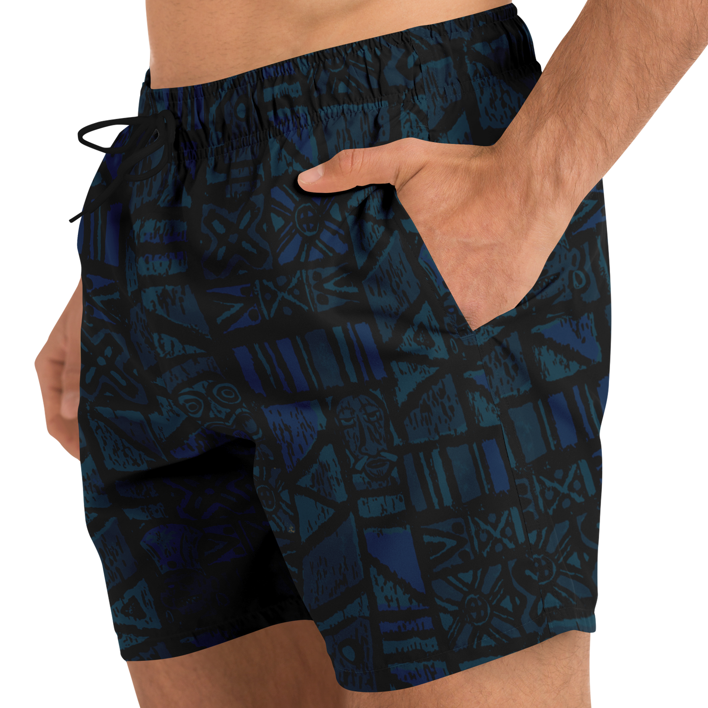 Swim Trunks – Shelter Island Tapa: Midnight Lagoon DARK