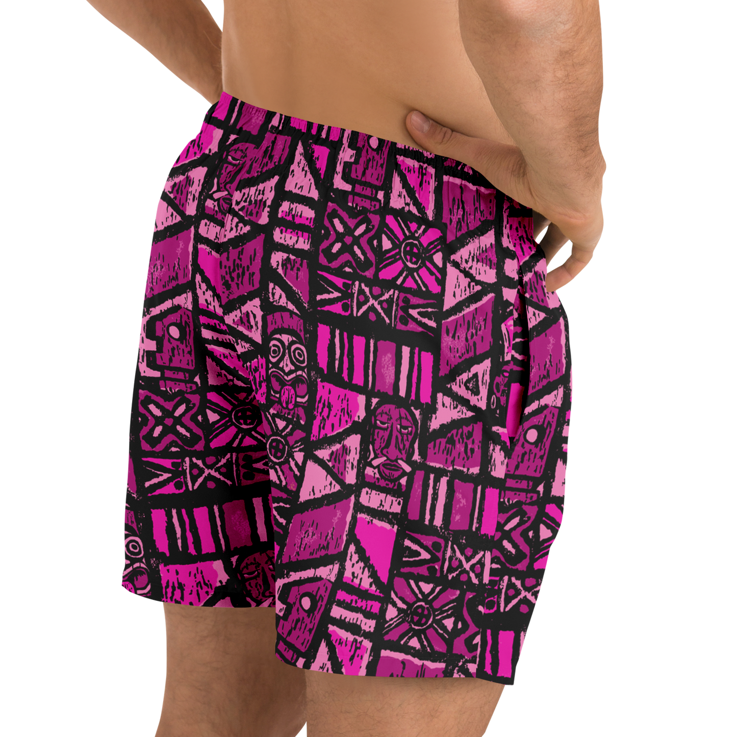 Swim Trunks – Shelter Island Tapa: Dragon Fruit
