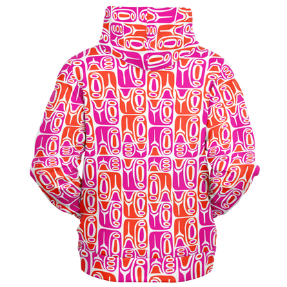 The Aloha Hoodie – Circa70: Pink+Orange+White